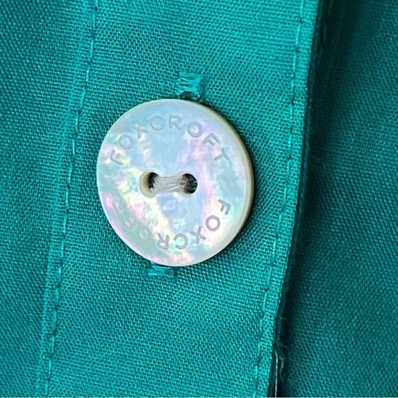 Foxcroft Matte Sateen Long Sleeve Shirt - Picture 2 of 8